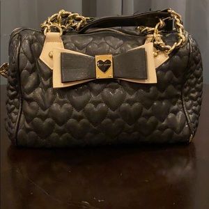 Betsy Johnson Black Purse